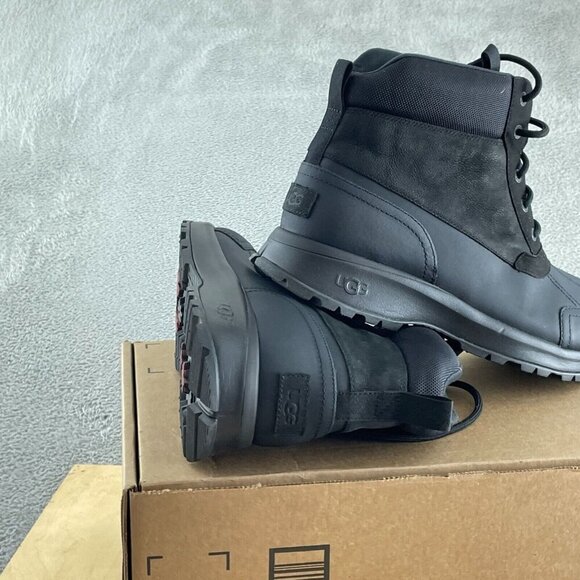 UGG Men's Emmett Duck Boot Black 13 Durable Rubber Sole NWOB S016 - Picture 2 of 8